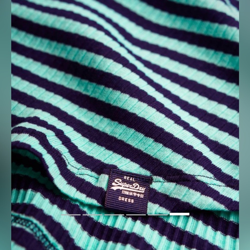 Superdry Sheer Rib Racer Dress - Picture 5 of 10